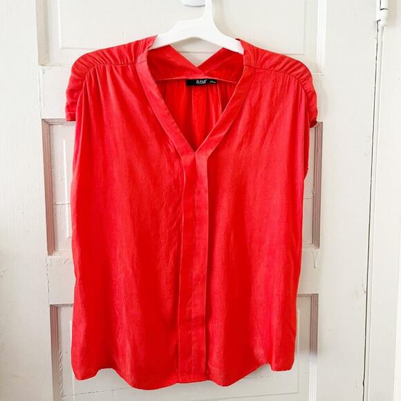 ANA Bright Orange-Red Pullover Top, L, NWT! - Picture 3 of 8